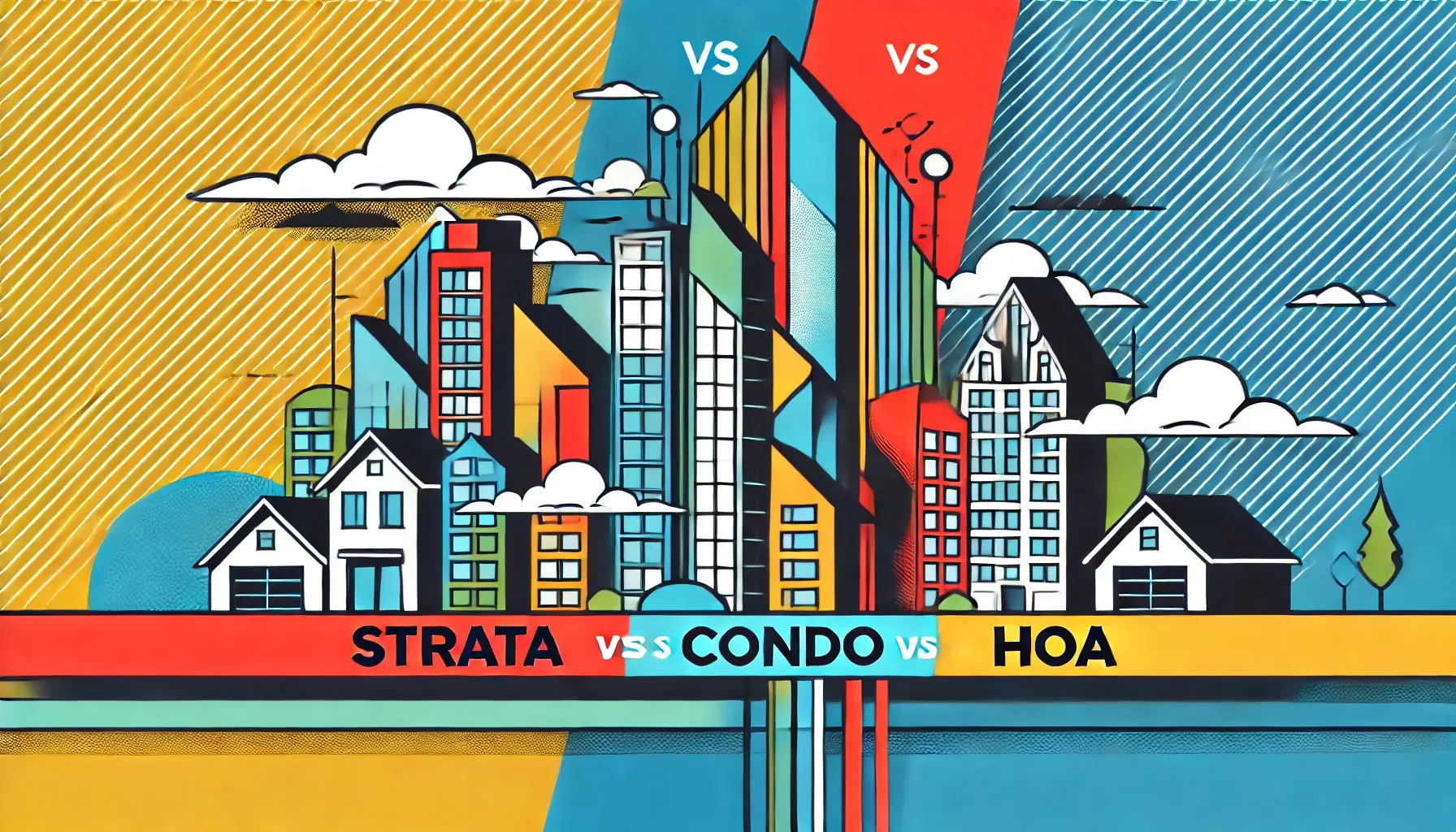 Difference between Strata, Condominium and HOA in Canada